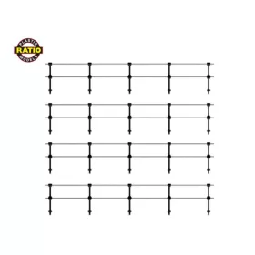 PECO 34062 144 Fém korlát, duplasoros (00/H0)