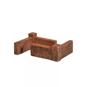 PECO 44201 SS301 Magas téglakerítés, sarok, 2 db (00/H0)