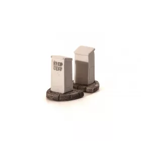 PECO 44284 SS384 Angol Tarts balra terelőoszlop a 60-as évekből (00/H0)