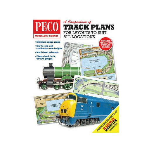 PECO 58602 PM-202 Track Plans for Layouts to Suit all Locations - angol nyelvű kiadvány