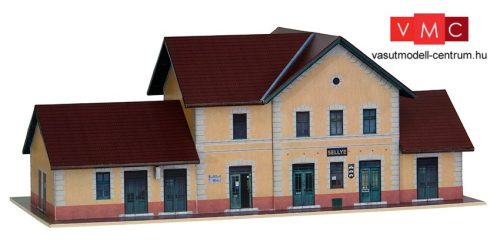 Papírbakter 11 Sellye HÉV másodosztályú felvételi épület, vasútállomás (H0)