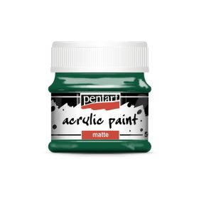 Pentart 1312 Matt akrilfesték 50 ml fenyőzöld