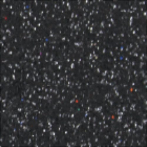 Pentart 16474 Öntapadós dekorgumi - glitteres, fekete 20x30 cm