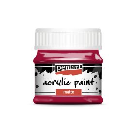 Pentart 1897 Matt akrilfesték 50 ml vörösbor
