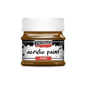Pentart 1900 Matt akrilfesték 50 ml gesztenye