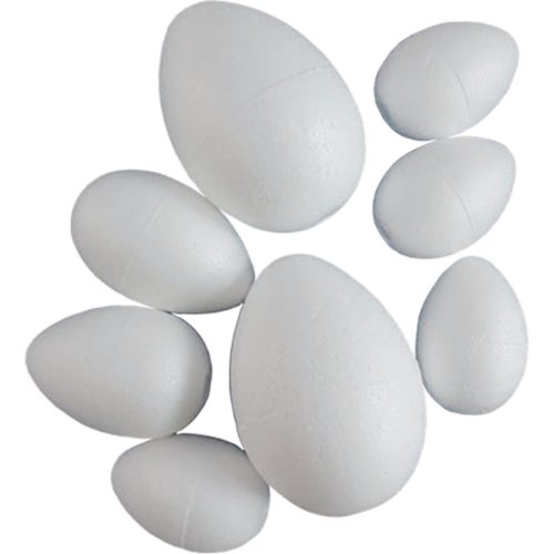 Pentart 209 Polisztirol tojás 10 cm-es 10 db/csomag