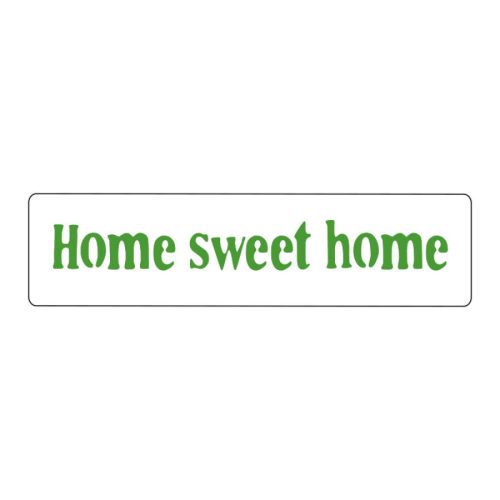 Pentart 24140 Stencil, mini HM4 - Home sweet home