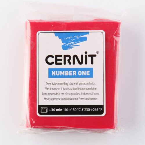 Pentart 25021 Cernit süthető gyurma N°1, 56 g - sötétpiros