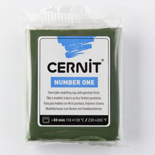 Pentart 2792 Cernit süthető gyurma N°1, 56 g - olivazöld