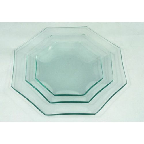 Pentart 2856 Üvegtál nyolcszögletű 23 cm-es