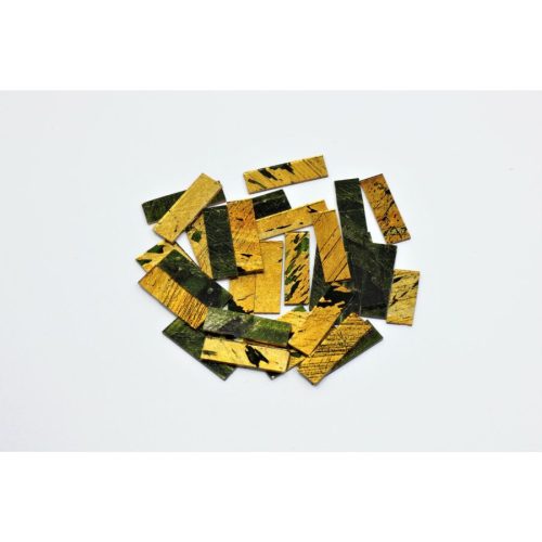 Pentart 29444 Üvegmozaik, 0,8 x 2,5 cm sárga-fekete téglalap