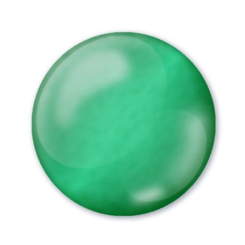 Pentart 33849 3D dekortoll átlátszó 30 ml smaragdzöld