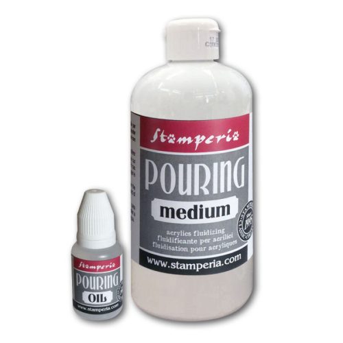 Pentart 34313 Pouring kit: pouring medium 500 ml+ silicone oil 20 ml