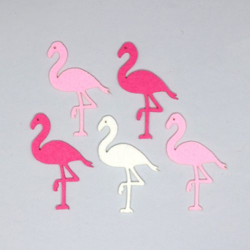 Pentart 36348 Filcfigura - Flamingó  (5 db/cs), vegyes színben
