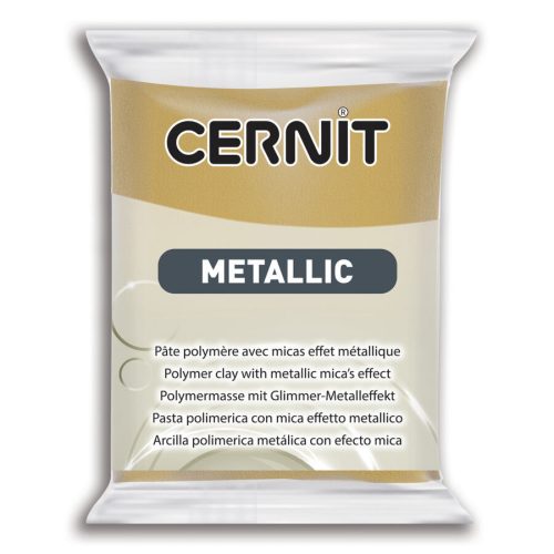 Pentart 36506 Cernit süthető gyurma METÁL, 56 g - arany