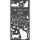 Pentart 39273 Stencil TD méret 12x25 cm/ 0,5 mm - Az élet jobb macskákkal