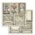 Pentart 39305 Kétoldalas papír, 31,5 x 30,5 cm  - Sir Vagabond kártyák
