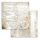Pentart 40363 Kétoldalas papír 31,5x30 cm - Romantika ollók