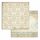 Pentart 40834 Scrapbooking papír két oldalas - Csipkerózsika arany textúra