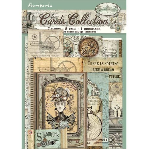 Pentart 40884 Kártya kollekció - Voyages fantastiques