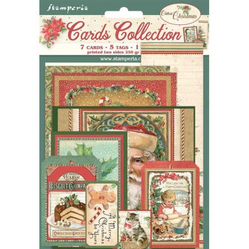 Pentart 40888 Kártya kollekció - Klasszikus Karácsonyi