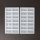 Pentart 41102 Professzionális szilikon öntőforma, átlátszó, domino 20,5 x 11,2 x 1,3 cm