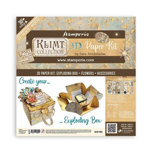 Pentart 41315 3D Papír Kit  - Klimt