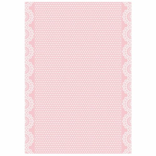 Pentart 41602 A4 rizspapír csom. - DayDream pink textúra