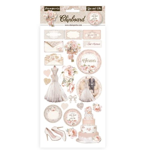 Pentart 41837 Chipboard cm 15x30 - You and me