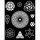 Pentart 42496 Vastag stencil 20X25 cm - Cosmos Infinity symbols