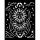 Pentart 42498 Vastag stencil 20X25 cm - Cosmos Infinity sun