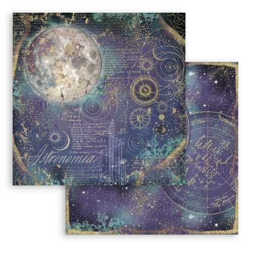 Pentart 42512 Scrapbooking kétoldalas papír - Cosmos Infinity astronomy