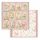 Pentart 42657 Scrapbooking kétoldalas papír - Rose Parfum tags