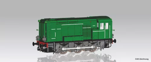 Piko 22012 Dízelmozdony (Rangiertraktor) Rh 600, DSB (E3) (H0) - AC / Sound