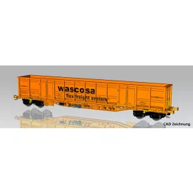   Piko 24553 Konténerszállító négytengelyes teherkocsi, Sgnns, CH-Wasco (E6) (H0)