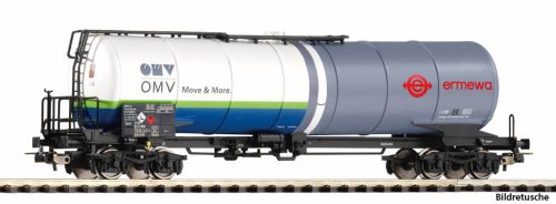 Piko 24627 Tartálykocsi fékállással, négytengelyes Ermewa/OMV (E6) (H0)