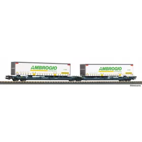   Piko 24635 Iker-zsebeskocsi T3000e, Sdggmrss738, Ambrogio, Wascosa (E6) (H0)
