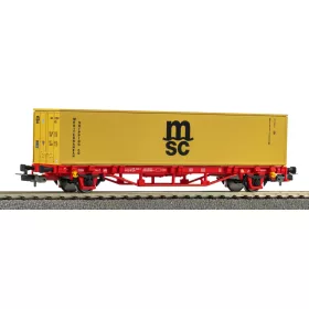   Piko 27726 Konténerszállító teherkocsi, 40 lábas MSC konténerrel, NS (E6) (H0)