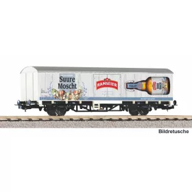   Piko 27746 Fedett teherkocsi, Starke Marken Ramseier, BLS (E6) (H0)