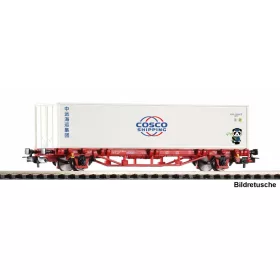   Piko 27749 Konténerszállító teherkocsi, Lgs, 40 lábas konténerrel, COSCO / panda, DB-AG (E6) (H0)
