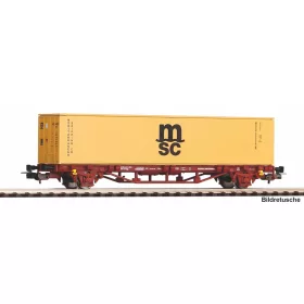   Piko 27751 Konténerszállító teherkocsi, Lgs, 40 lábas konténerrel, MSC, FS (E6) (H0)