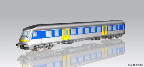 Piko 28023 Vezérlőkocsi, négytengelyes Halberstadt típus, 2. osztály, MRB (E6) (H0) - AC