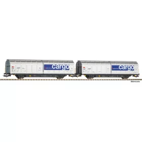   Piko 28309 Eltolható oldalfalú teherkocsi-pár, Habbillnss, CH-SBB C / Railcare (E6) (H0)