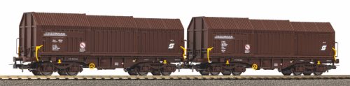 Piko 28317 Teleszkóptetős négytengelyes teherkocsi-pár, ÖBB (E4) (H0)