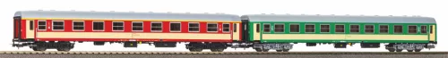 Piko 28320 Személykocsi-pár, négytengelyes 120A típus, 1. és 2. osztály, PKP IC (E6) (H0)