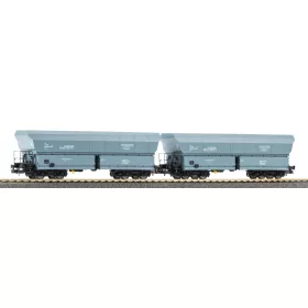   Piko 28340 Önürítős négytengelyes teherkocsi-pár, Fals, PKP (E5) (H0)