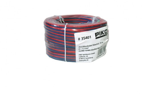 Piko 35401 Vezeték, kék/piros - 25 méter (G)