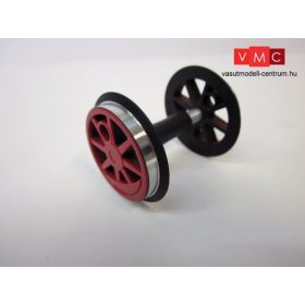 Piko 36077 Fémkerék BR 80 gőzmozdonyhoz, piros - csapágyazva (G)