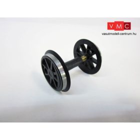 Piko 36079 Fémkerék US gőzmozdonyhoz, fekete - csapágyazva (G)