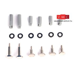 Piko 36091 Csatlórúdrögzítő alkatrészek Mogul amerikai gőzmozdonyhoz - világos színben